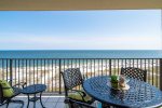Enjoy Beach Front Dining on Your Balcony